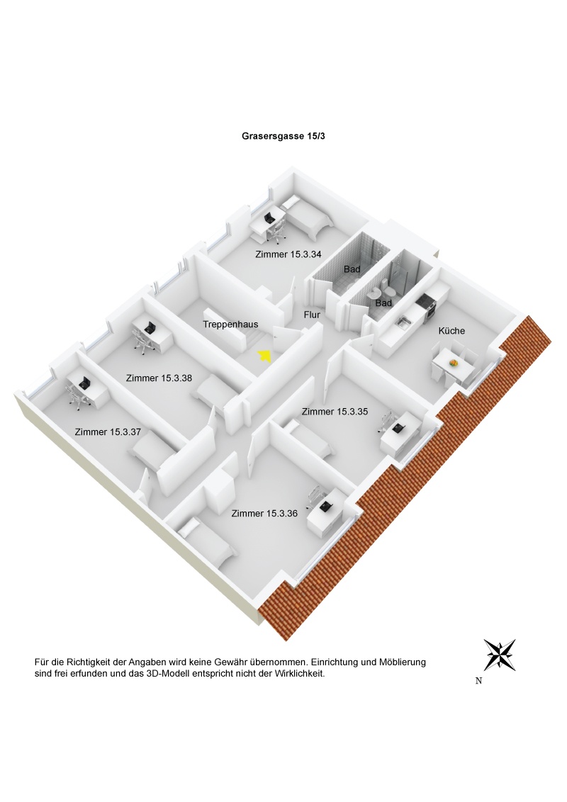 Grundriss WG Gras 15 3