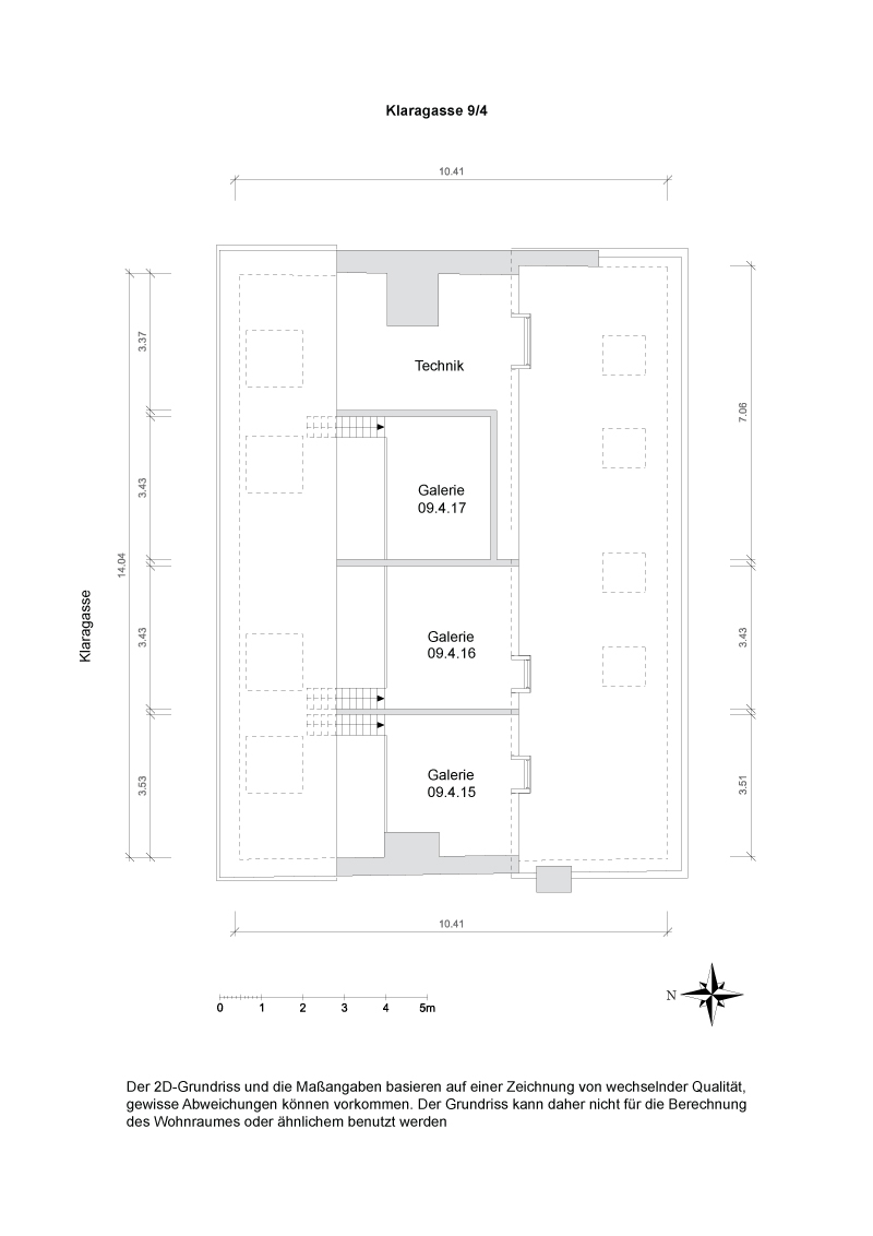 Grundriss WG Klara 9 4