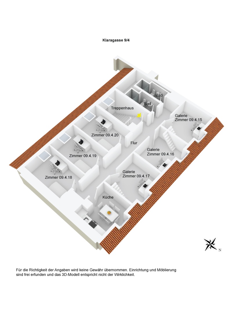 Grundriss WG Klara 9 4